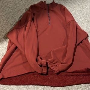 Aerie cropped quarter zip